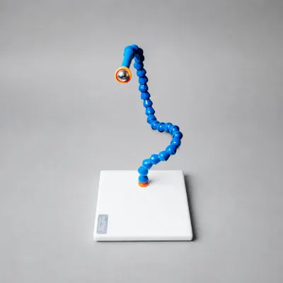 Referenzkugel 25mm + Tisch mit Schwanenhals zur flexiblen Positionierung (60 cm)